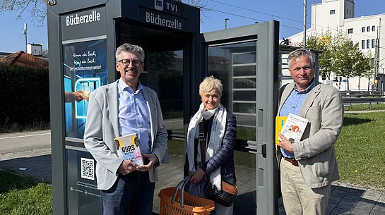 Einweihung der Bücherzelle